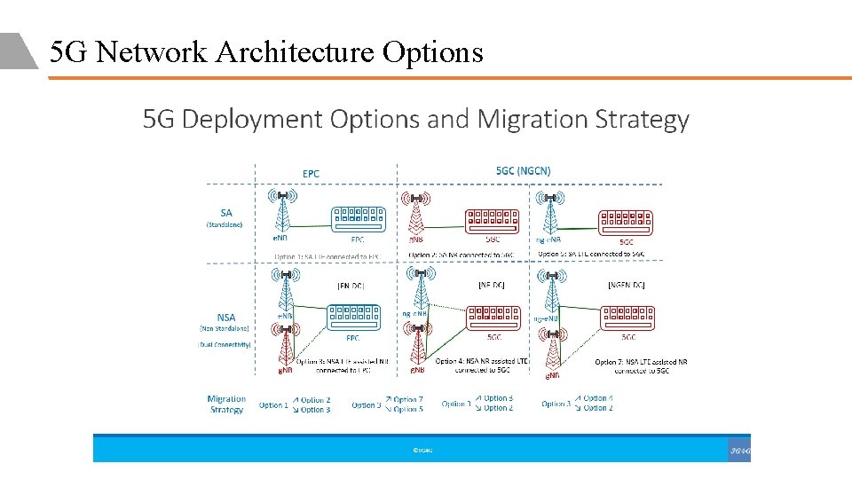5 G Network Architecture Options 