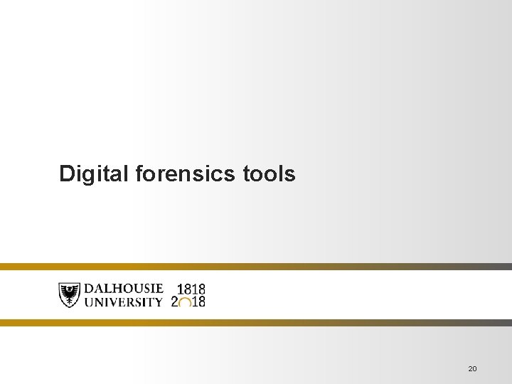 Digital forensics tools 20 