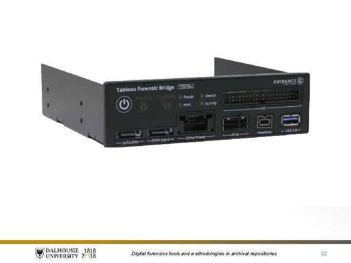 Digital forensics tools and methodologies in archival repositories 22 