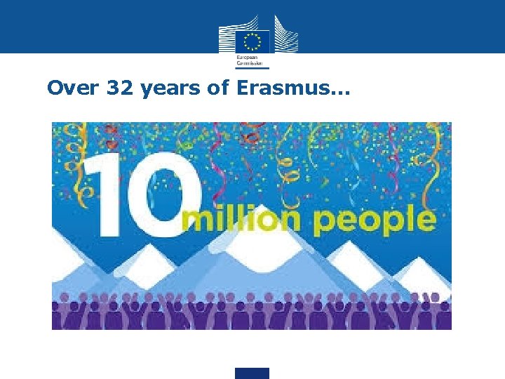 Over 32 years of Erasmus… 