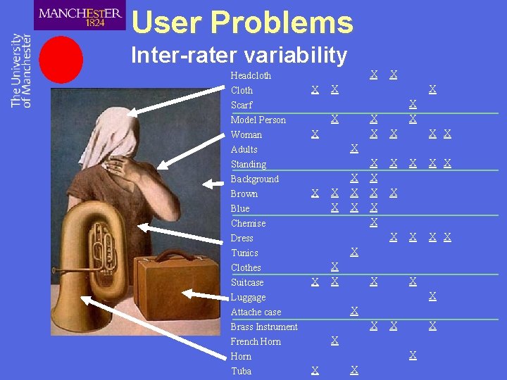 User Problems Inter-rater variability Headcloth Cloth Scarf Model Person Woman Adults Standing Background Brown