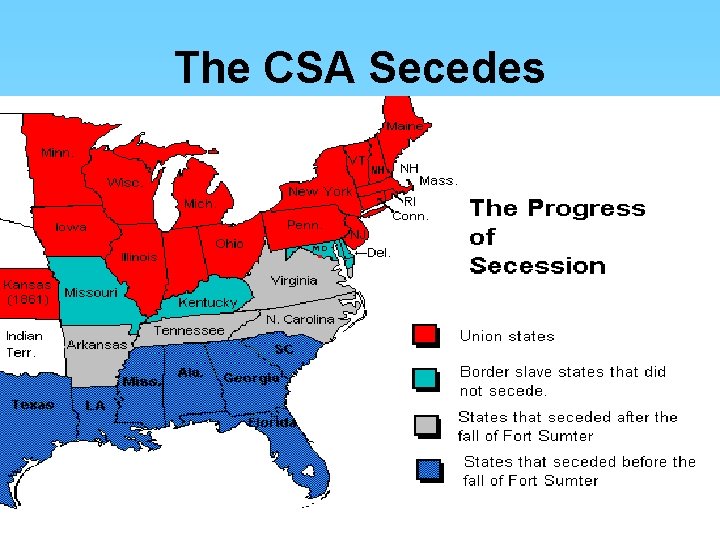 The CSA Secedes 