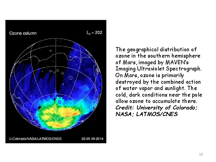 The geographical distribution of ozone in the southern hemisphere of Mars, imaged by MAVEN’s