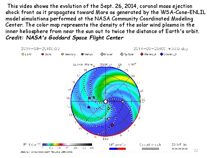 This video shows the evolution of the Sept. 26, 2014, coronal mass ejection shock