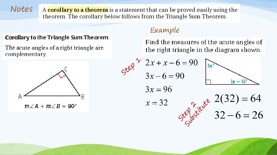 Notes Example St Su ep bs 2 tit ut e S p e t