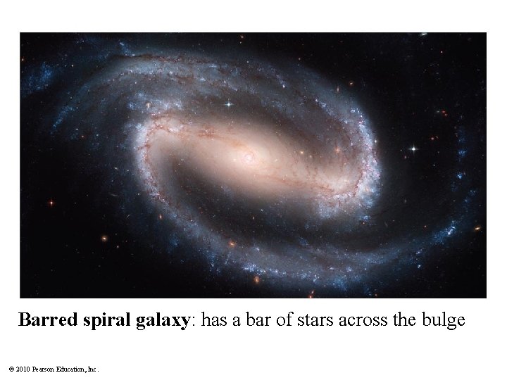 Insert TCP 6 e Figure 20. 4 Barred spiral galaxy: has a bar of