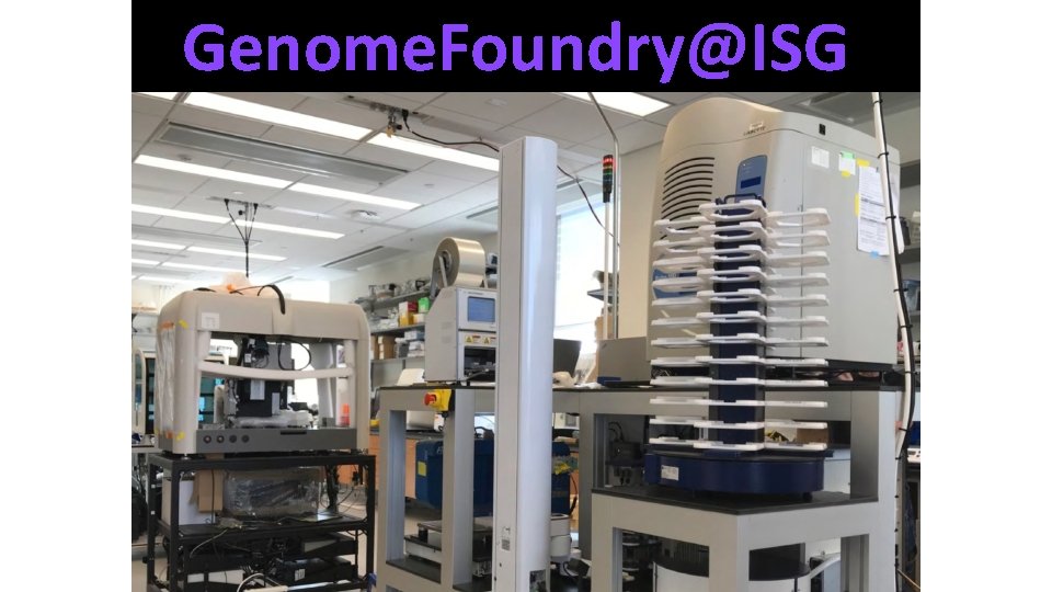Genome. Foundry@ISG 