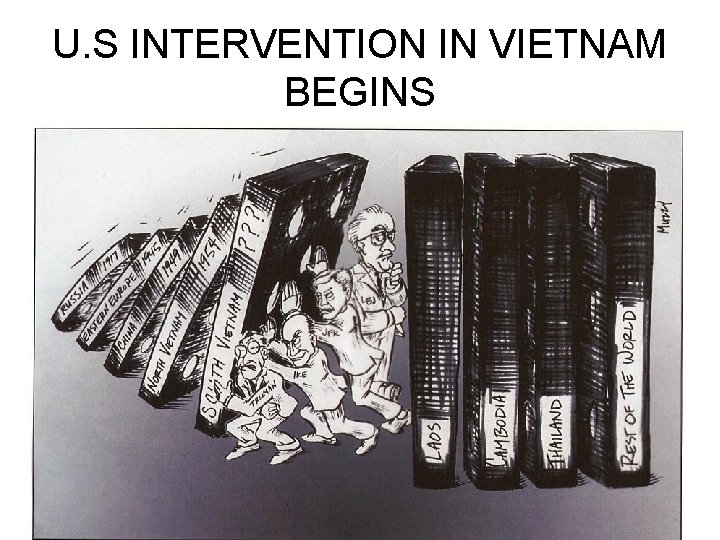 U. S INTERVENTION IN VIETNAM BEGINS 