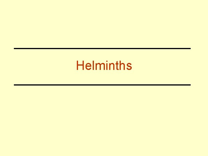 Helminths 