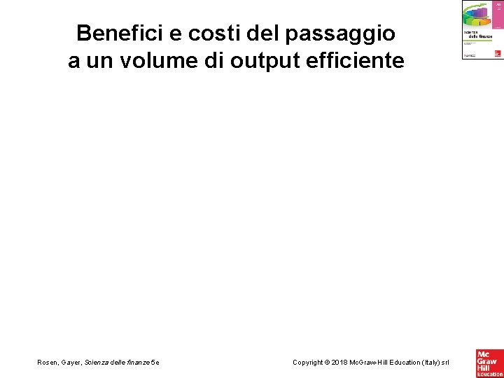 Benefici e costi del passaggio a un volume di output efficiente Rosen, Gayer, Scienza