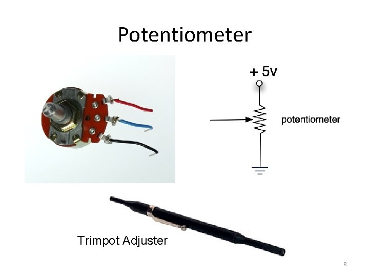 Potentiometer Trimpot Adjuster 8 