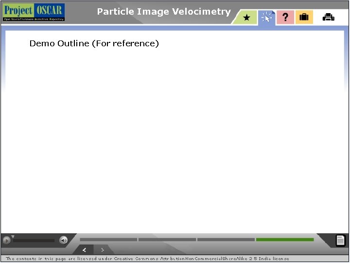 Particle Image Velocimetry Demo Outline (For reference) 