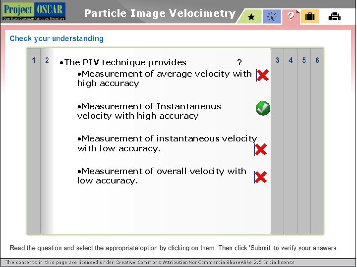 Particle Image. Velocimetry Particle Image • The PIV technique provides ____ ? • Measurement