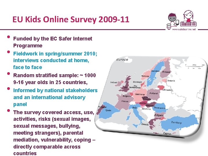 EU Kids Online Survey 2009 -11 • Funded by the EC Safer Internet Programme