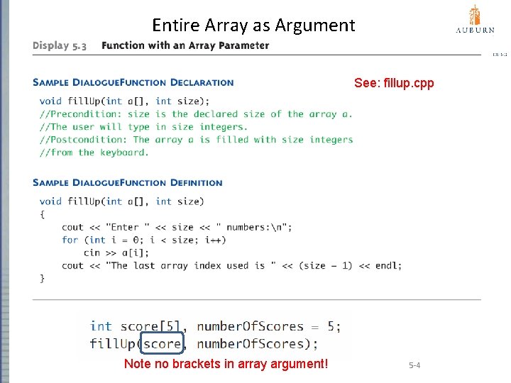Cpp Array Init With Values COMP 3000 ObjectOriented Programming for Engineers and Scientists