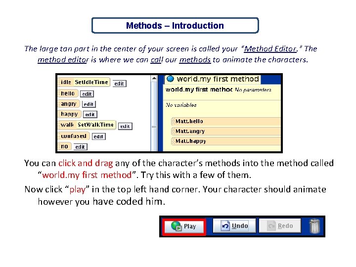 Methods – Introduction The large tan part in the center of your screen is