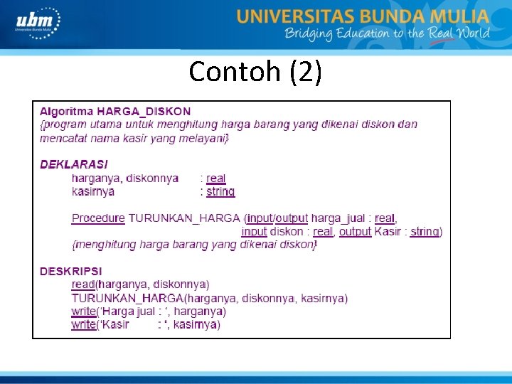 Contoh (2) 