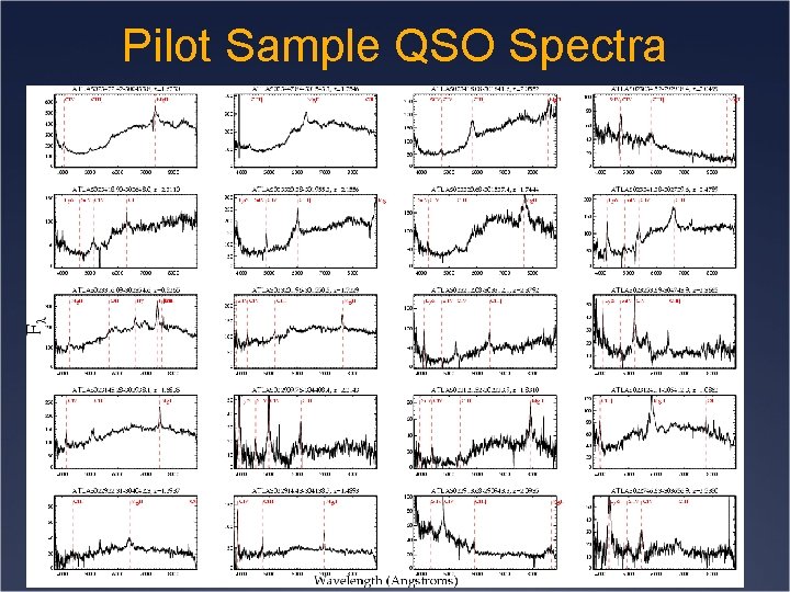 Pilot Sample QSO Spectra 