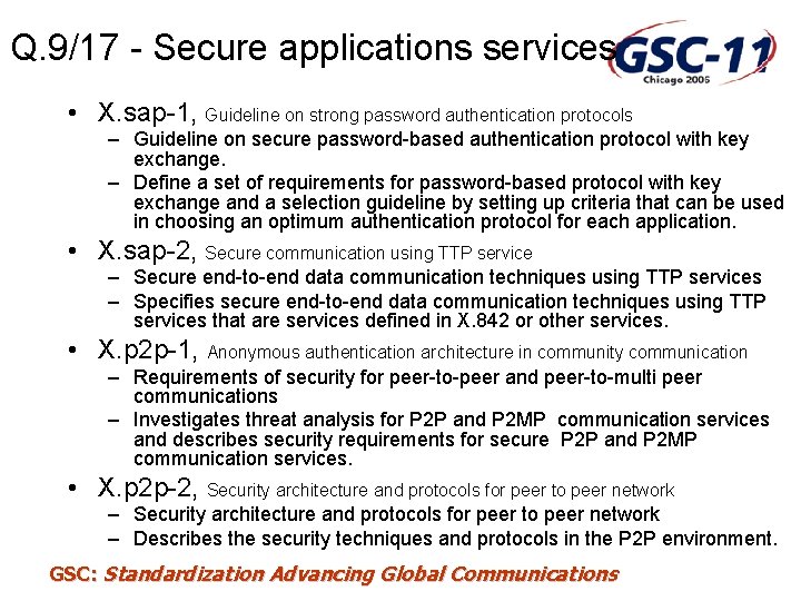 Q. 9/17 - Secure applications services • X. sap-1, Guideline on strong password authentication
