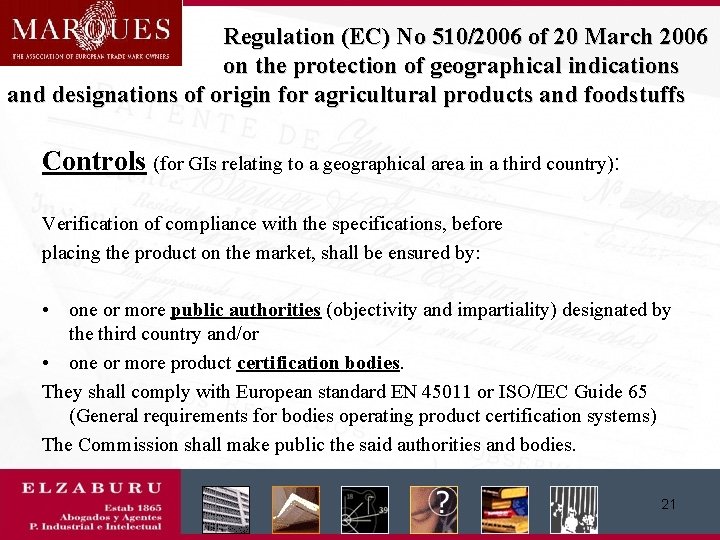 Regulation (EC) No 510/2006 of 20 March 2006 on the protection of geographical indications