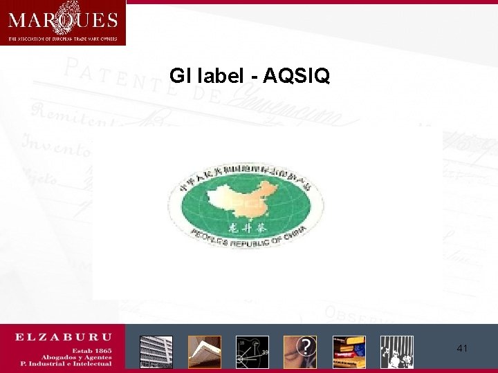 GI label - AQSIQ 41 