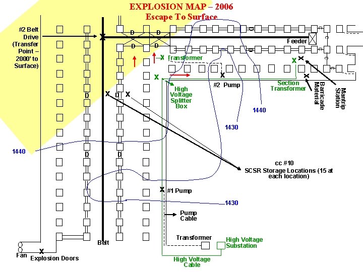 EXPLOSION MAP – 2006 Escape To Surface Feeder C x 1440 1430 1440 D