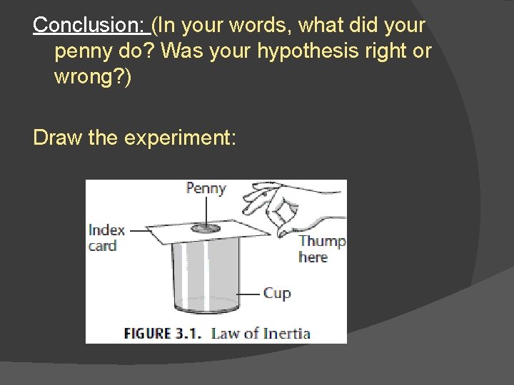 Conclusion: (In your words, what did your penny do? Was your hypothesis right or