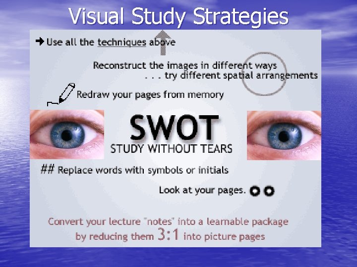 Visual Study Strategies 