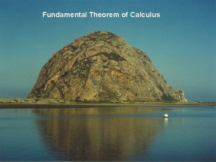 Fundamental Theorem of Calculus 