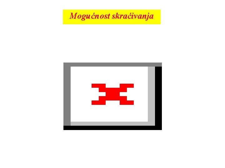 Mogućnost skraćivanja 