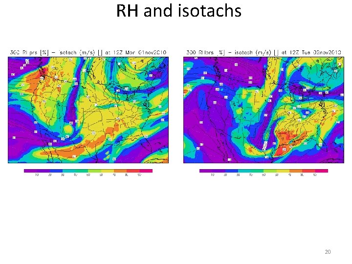 RH and isotachs 20 