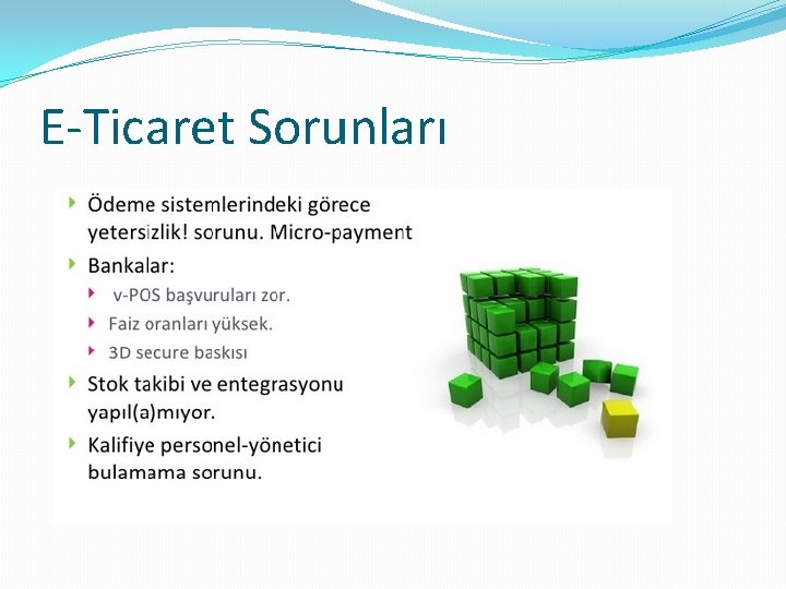 E-Ticaret Sorunları 