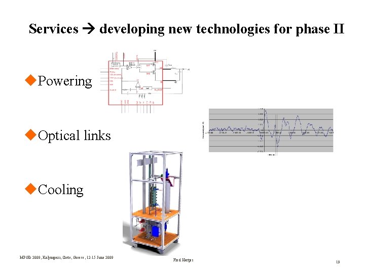 Services developing new technologies for phase II Powering Optical links Cooling MPGD 2009, Kolympari,