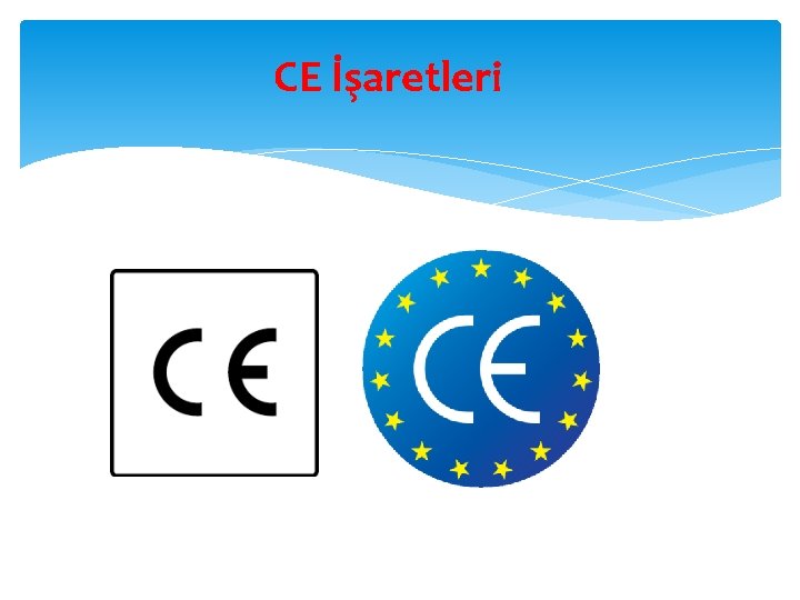 CE İşaretleri 