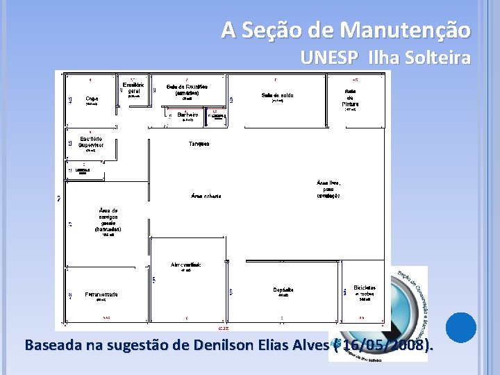 A Seção de Manutenção UNESP Ilha Solteira Baseada na sugestão de Denilson Elias Alves