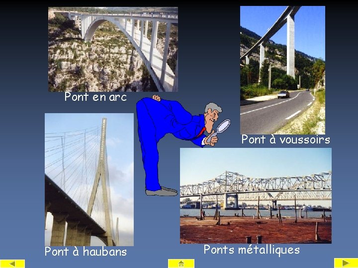 Pont en arc Pont à voussoirs Pont à haubans Ponts métalliques 