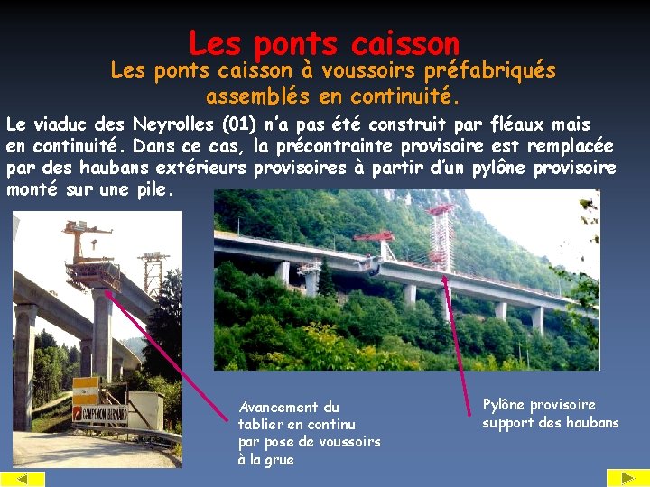 Les ponts caisson à voussoirs préfabriqués assemblés en continuité. Le viaduc des Neyrolles (01)
