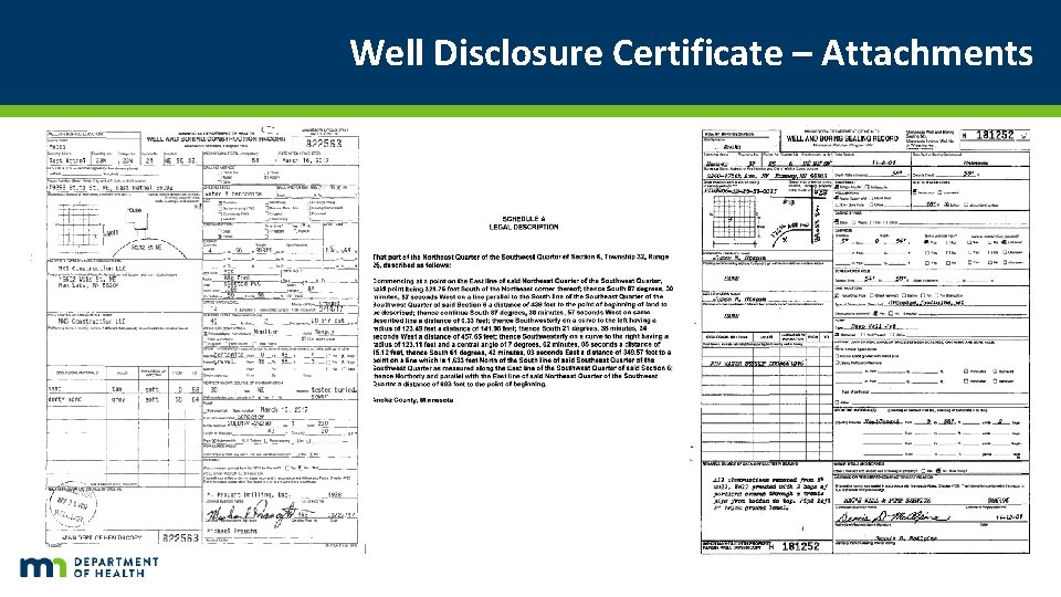 Well Disclosure Certificate – Attachments Well Disclosure Certificate – Attachments