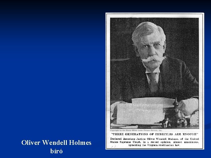 Oliver Wendell Holmes bíró 
