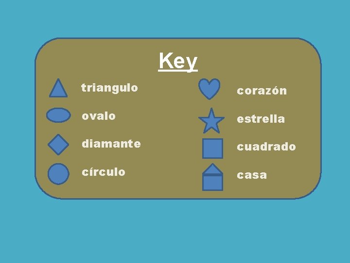 Key triangulo corazón ovalo estrella diamante cuadrado círculo casa Key triangulo corazón ovalo estrella diamante cuadrado círculo casa