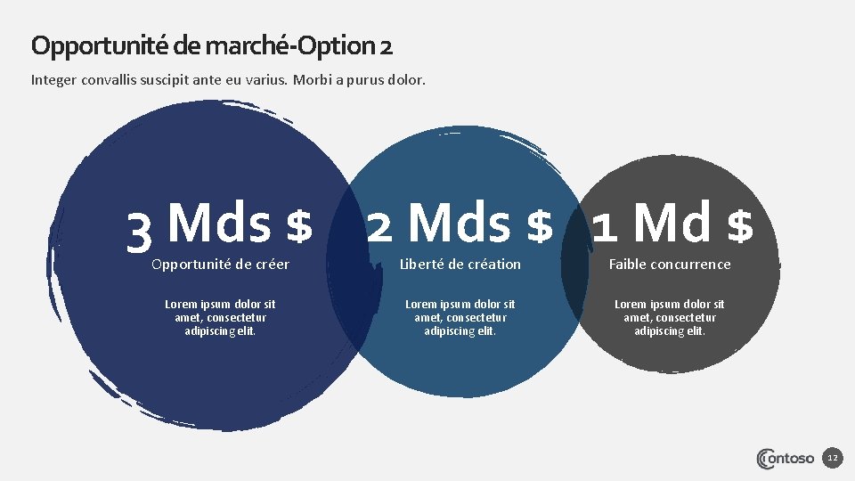 Opportunité de marché-Option 2 Integer convallis suscipit ante eu varius. Morbi a purus dolor.