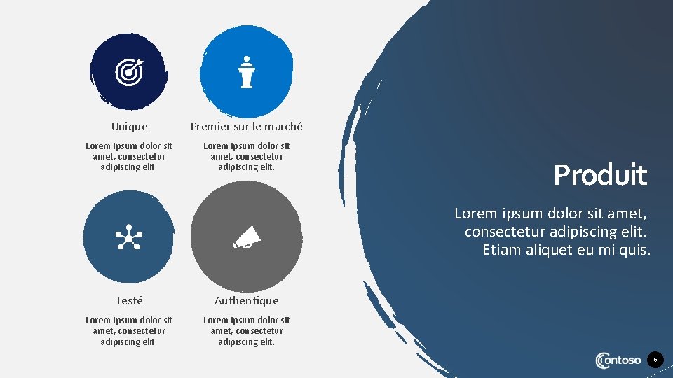 Unique Premier sur le marché Lorem ipsum dolor sit amet, consectetur adipiscing elit. Produit