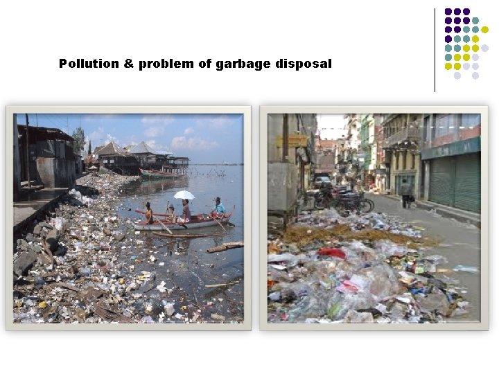 Pollution & problem of garbage disposal 