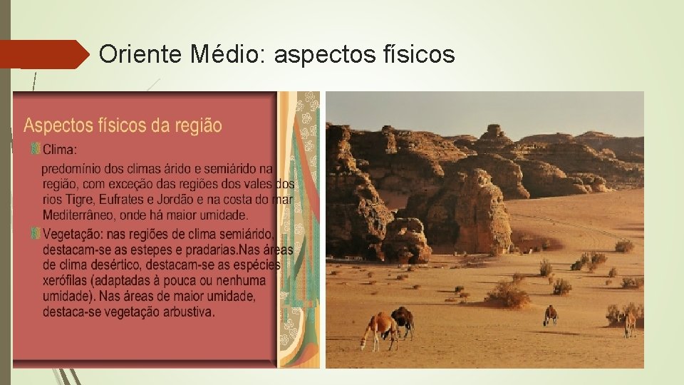 Oriente Médio: aspectos físicos 