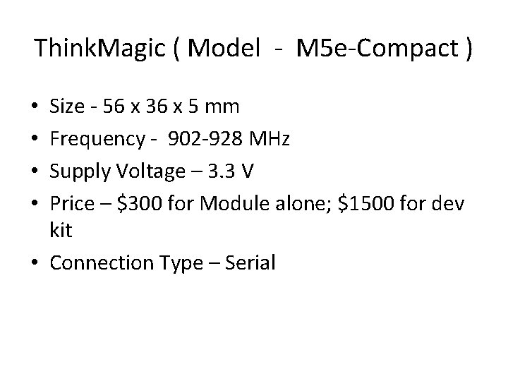 Think. Magic ( Model - M 5 e-Compact ) Size - 56 x 36