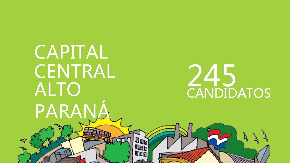 CAPITAL CENTRAL ALTO PARANÁ 245 CANDIDATOS 