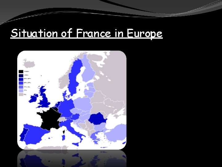 Situation of France in Europe 