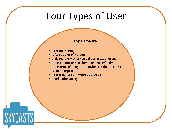 Four Types of User Experimental First times using Often as part of a group
