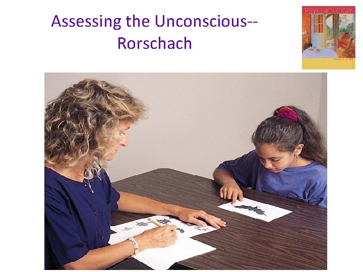 Assessing the Unconscious-Rorschach 