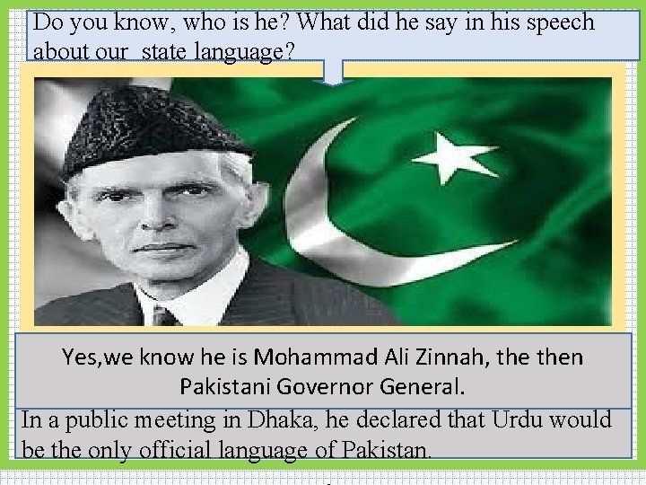 Do you know, who is he? What did he say in his speech about